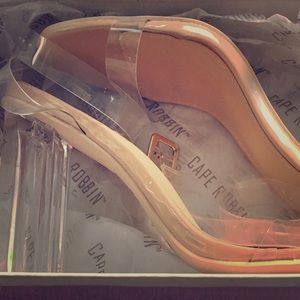 Fashion Nova Clear Strap Heals